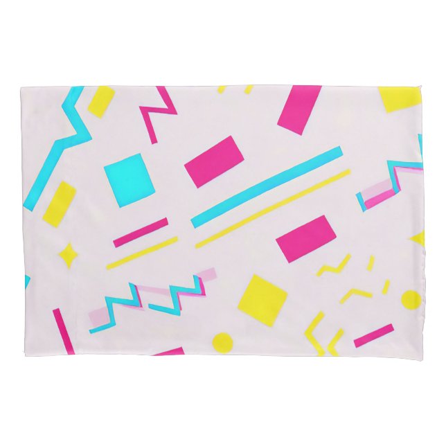 90er Hand Drawn Doodle Kissenbezug (Vorderseite)