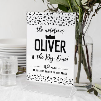 90er Hip Hop Begrüßungszeichen, berüchtigt eines G Sockelschild