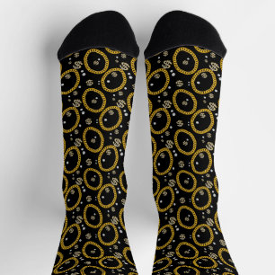 90er Hip Hop Rap Musik Cuban Link Kette Socken