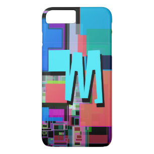 90er inspiriertes farbenfrohes geometrisches Monog Case-Mate iPhone Hülle