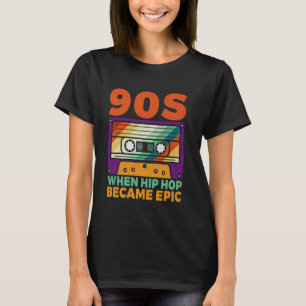 90er Jahre, als Hip Hop zu Epic 90er Hip Hop wurde T-Shirt