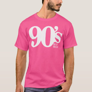90er Jahre alte Schule Hip Hop T Shirt Rückschlag