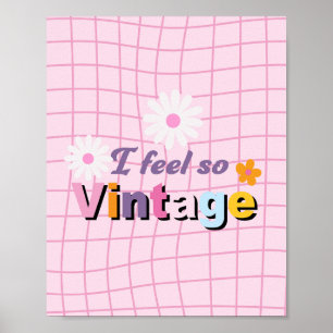 90er-Jahre-Ästhetik-Zitatposter Poster