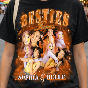 90er-Jahre-Beste-Freunde-Fotocollage-Retro-Rap-Boo T-Shirt