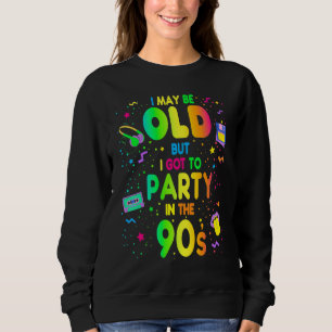 90er Jahre Frauen Rave-Outfit & 1990er Jahre Fancy Sweatshirt