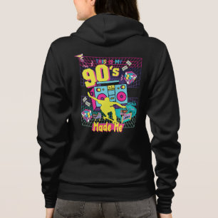 90er Jahre Hip Hop Vibes Retro machte mich Hoodie