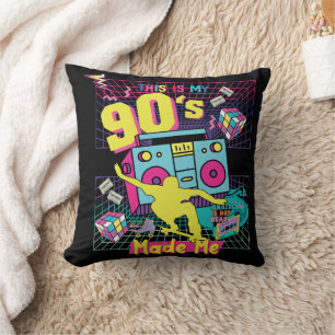 90er Jahre Hip Hop Vibes Retro machte mich Kissen
