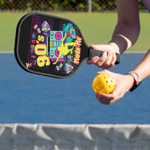 90er Jahre Hip Hop Vibes Retro machte mich Pickleball Schläger