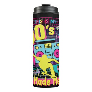 90er Jahre Hip Hop Vibes Retro machte mich Thermosbecher