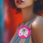 90er Jahre Party Hot Pink Kaufen Sie einen Drink Q Button<br><div class="desc">Mit einer lustigen 90er-Cootie-Catcher-Wahrsager-Grafik sind diese Knöpfe perfekt,  um dem Geburtstagsmädchen etwas zu trinken! Verknüpfen Sie den QR-Code mit einer digitalen Brieftasche oder Website,  um Geld zu senden und zu empfangen.</div>