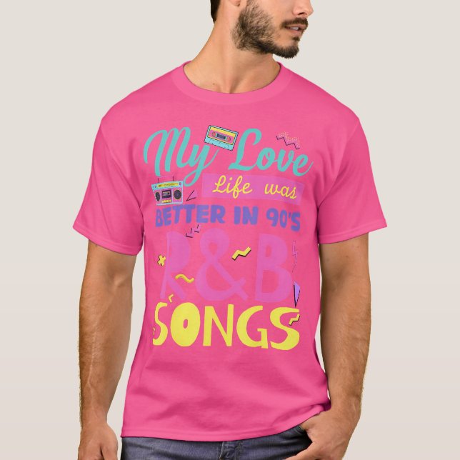 90er Jahre Rb Music For Men Women Girl Rnb Lover R T-Shirt (Vorderseite)