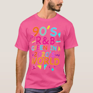 90er Jahre Rb Musik Frauen Girl Rnb Lover Sonniger T-Shirt