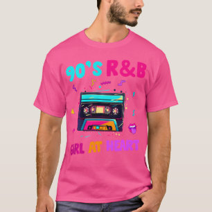 90er Jahre Rb Musik Frauen Girl Rnb Lover Sonniger T-Shirt