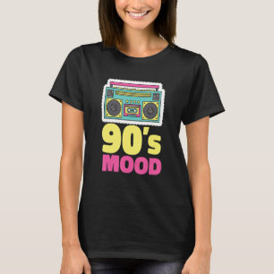 90er Jahre Stimmung Cassette Tape Boombox 90er Mus T-Shirt