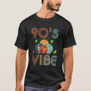 90er Jahre Vibe Cd 90er Musik Generation Retro Nin T-Shirt