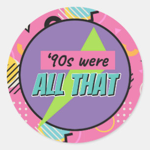 90er Jahre waren all dieser Sticker, Sticker der 9