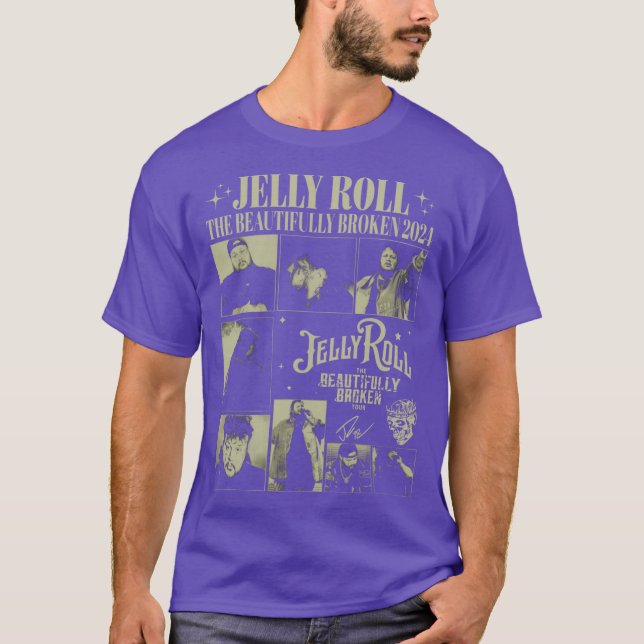90er Jelly Roll 2024 Konzertgeschenk T-Shirt (Vorderseite)