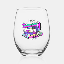 90er-Junggeselinnen-Abschied Weinglas Ohne Stiel