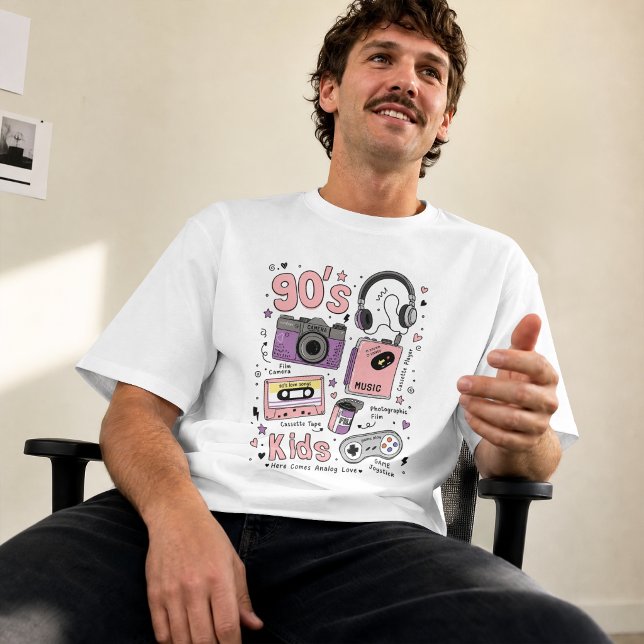 90er Kinder Nostalgie T-Shirt (Von Creator hochgeladen)