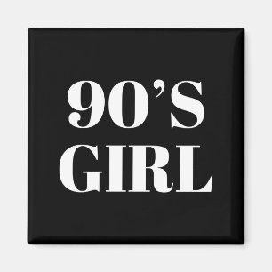 90er-Mädchen Magnet