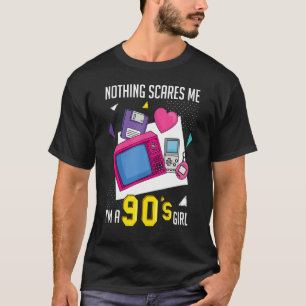 90er-Mädchen Nichts kümmert mich, ich bin ein 90er T-Shirt