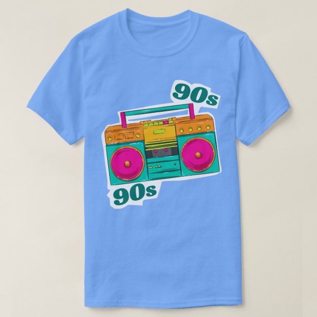 90er-Musik T-Shirt (Design vorne)