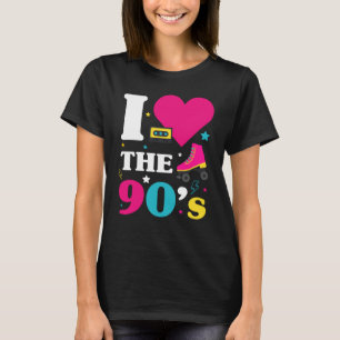 90er Outfit I Liebe Das Retro-Thema der 90er Jahre T-Shirt