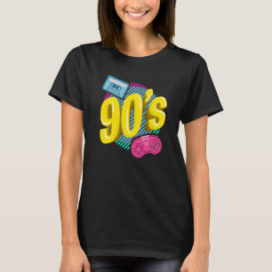 90er-Party-Outfit 90er Die beste Zeit Kostüm Vinta T-Shirt