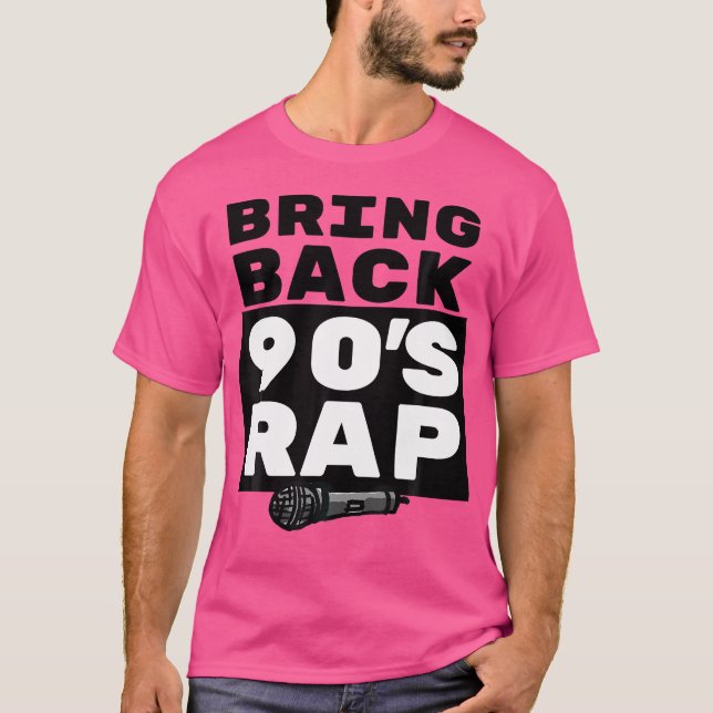 90er Rap und Angesagt-Hop-Lover T-Shirt (Vorderseite)