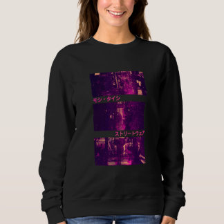 90er Retro Lofi Tokio japanischer Streetwear Vapor Sweatshirt