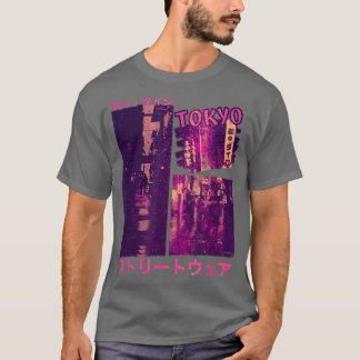 90er Retro Lofi Tokio japanischer Streetwear Vapor T-Shirt