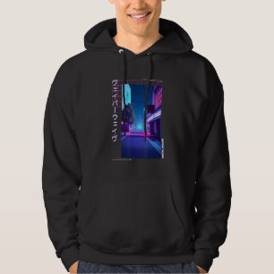 90er Retro Synthwave japanische Vaporwave Kunst Ot Hoodie