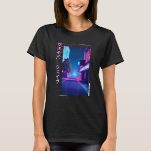90er Retro Synthwave japanische Vaporwave Kunst Ot T-Shirt