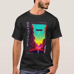 90er Retro Synthwave japanischer Vaporwave Otaku Ä T-Shirt