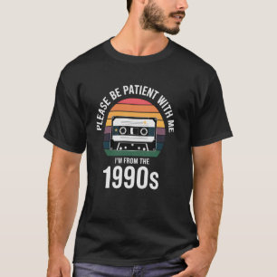 90er Retro Vintage Kassettenband Bitte Geduldig Ic T-Shirt