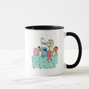 90er Sesamstraße Vintage Surfen Tasse