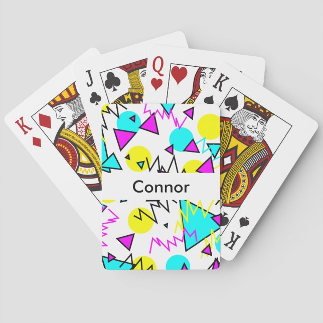 90er-Spielkarten Spielkarten (Rückseite)