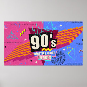 90er und 80er Poster. Wir haben die 90er Jahre Lie Poster