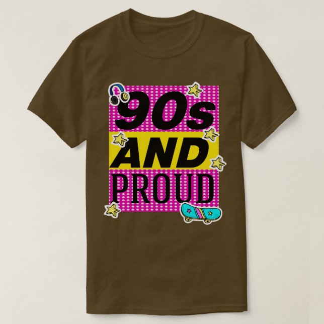 90er und stolz 2 T-Shirt (Design vorne)