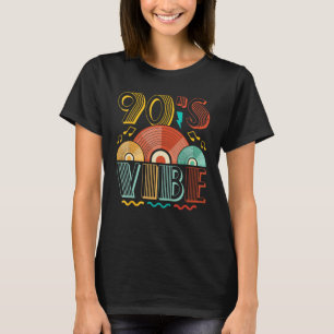 90er Vibe CD 90s Music 1990er Generation Retro Nin T-Shirt