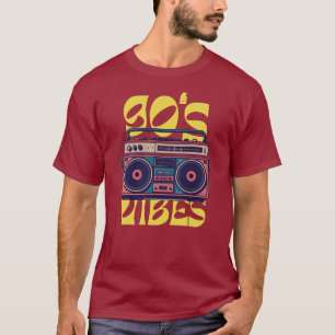 90er-Vibe Vintage-Boombox T-Shirt
