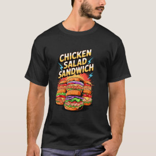 90er Vintage Hähnchensalat Sandwich Sandwiches T-Shirt