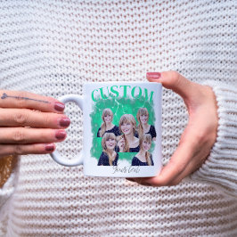 90's bootleg rap tee custom photo kaffeetasse