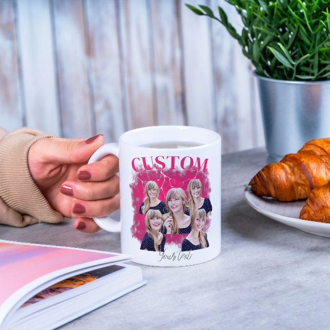 90's bootleg rap tee custom photo kaffeetasse (Von Creator hochgeladen)