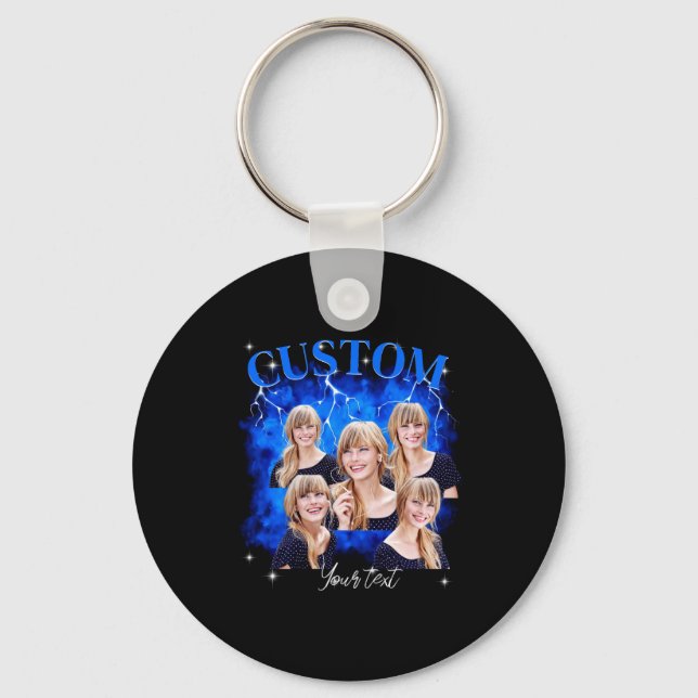 90s Bootleg Rap Tee Photo  Schlüsselanhänger (Vorderseite)