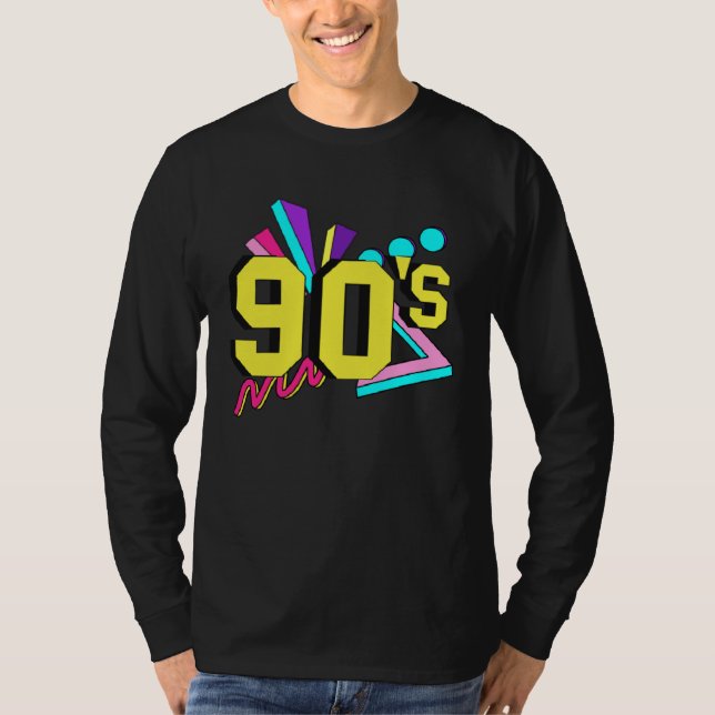 90s Costume Theme Party 90s Outfit Retro Party T-Shirt (Vorderseite)