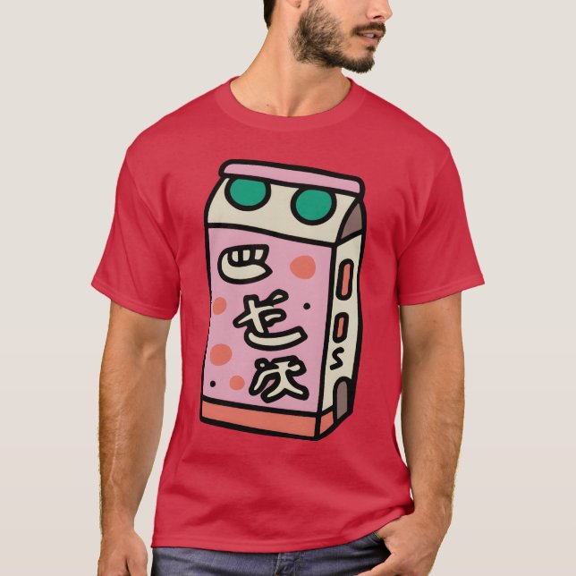 90s Japanese Aesthetic Milk friends T-Shirt (Vorderseite)