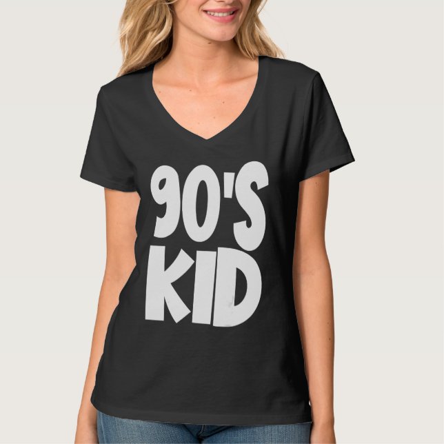 90's Kid Costume  Vintage Retro Party T-Shirt (Vorderseite)
