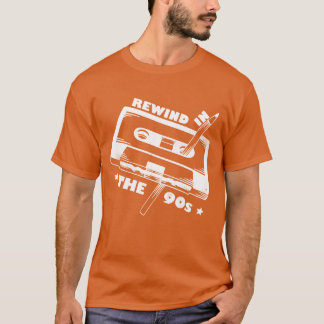 90s Retro Rewind A Cassette With Pencil Costume gi T-Shirt