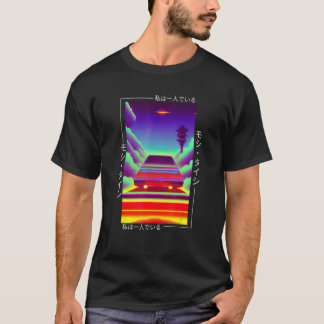 90's Retro Synthwave Japanese Vaporwave Otaku Aest T-Shirt